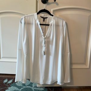 New sola Henley lace up blouse